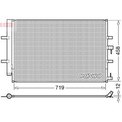 Kondenzátor klimatizácie DENSO DCN10036