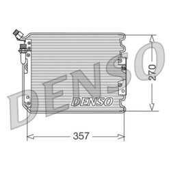 Kondenzátor klimatizácie DENSO DCN28001