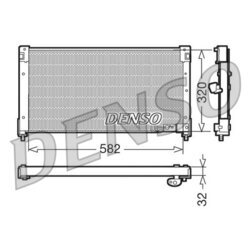 Kondenzátor klimatizácie DENSO DCN40001
