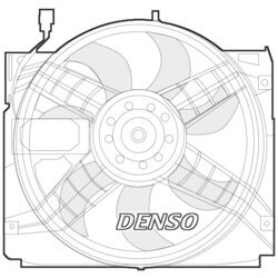 Ventilátor chladenia motora DENSO DER05004