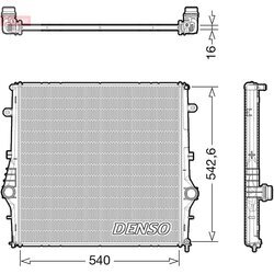 Chladič motora DENSO DRM01008