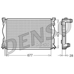 Chladič motora DENSO DRM02036