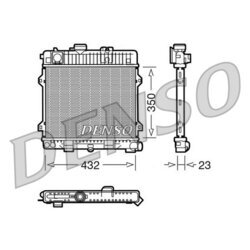 Chladič motora DENSO DRM05024