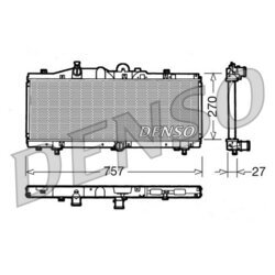 Chladič motora DENSO DRM09010