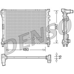 Chladič motora DENSO DRM09087