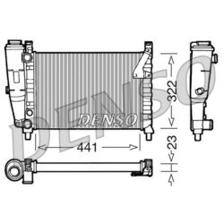 Chladič motora DENSO DRM09143