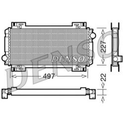 Chladič motora DENSO DRM10032