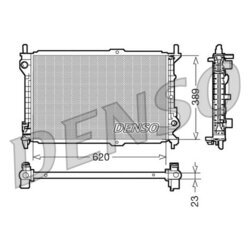 Chladič motora DENSO DRM10107