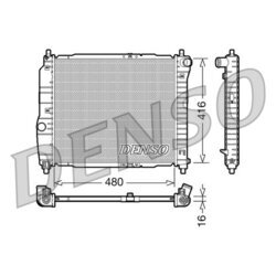 Chladič motora DENSO DRM15003