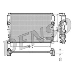 Chladič motora DENSO DRM17090