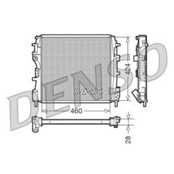 Chladič motora DENSO DRM23019