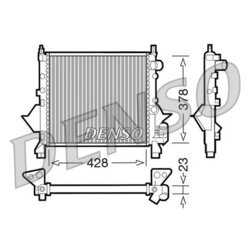 Chladič motora DENSO DRM23080