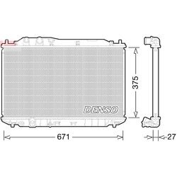 Chladič motora DENSO DRM40029