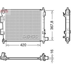 Chladič motora DENSO DRM41025