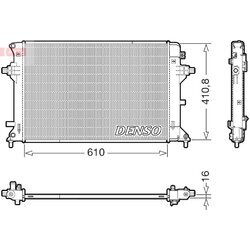 Chladič motora DENSO DRM41038