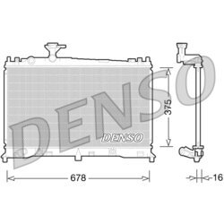 Chladič motora DENSO DRM44027