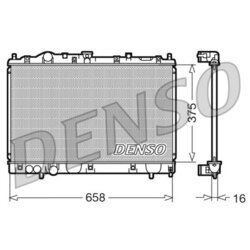 Chladič motora DENSO DRM45004