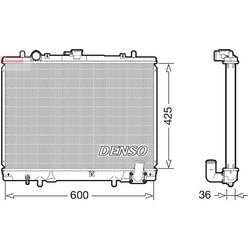 Chladič motora DENSO DRM45049