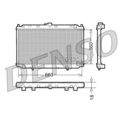 Chladič motora DENSO DRM46011