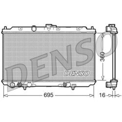 Chladič motora DENSO DRM46028