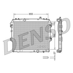 Chladič motora DENSO DRM50039