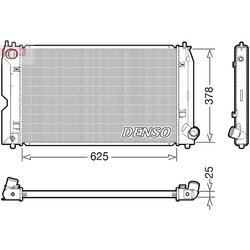 Chladič motora DENSO DRM50127