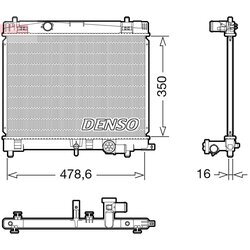 Chladič motora DENSO DRM50137