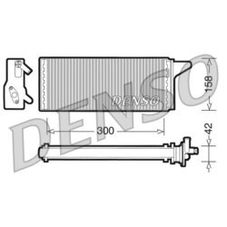 Výmenník tepla vnútorného kúrenia DENSO DRR12001