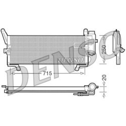 Kondenzátor klimatizácie DENSO DCN09090