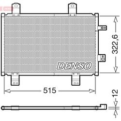 Kondenzátor klimatizácie DENSO DCN44018