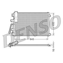 Kondenzátor klimatizácie DENSO DCN46003