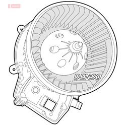 Vnútorný ventilátor DENSO DEA17001