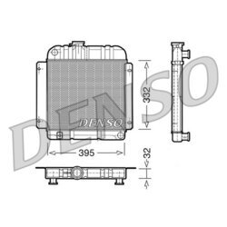 Chladič motora DENSO DRM05001