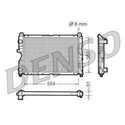 Chladič motora DENSO DRM09130