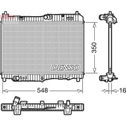 Chladič motora DENSO DRM10005