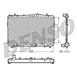 Chladič motora DENSO DRM15002