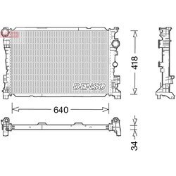 Chladič motora DENSO DRM17047