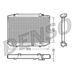 Chladič motora DENSO DRM17051