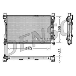 Chladič motora DENSO DRM17082