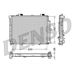 Chladič motora DENSO DRM17087
