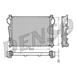 Chladič motora DENSO DRM17093