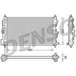 Chladič motora DENSO DRM20079