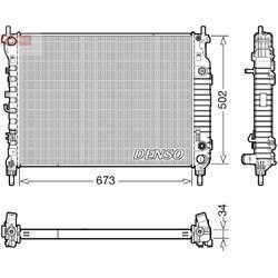 Chladič motora DENSO DRM20124