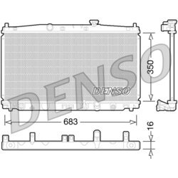 Chladič motora DENSO DRM40032