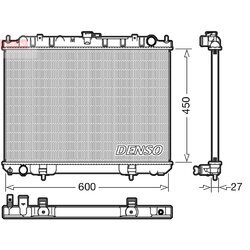 Chladič motora DENSO DRM46039 - obr. 1