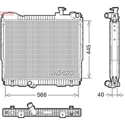 Chladič motora DENSO DRM46074