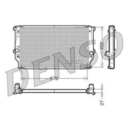 Chladič motora DENSO DRM50025