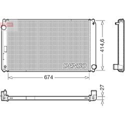 Chladič motora DENSO DRM50151