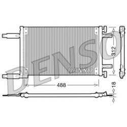 Kondenzátor klimatizácie DENSO DCN09041