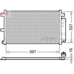 Kondenzátor klimatizácie DENSO DCN44001